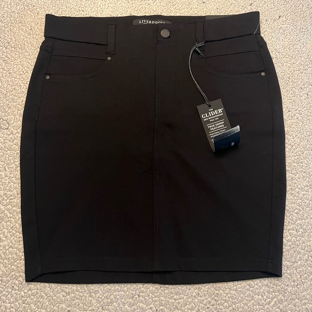 Liverpool black skirt size 4/27